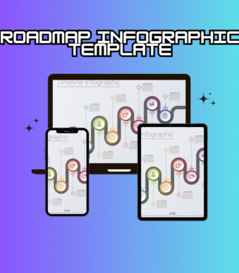 Roadmap Infographic Template Vector EPS10 + JPG Preview Editable & Ready to Use